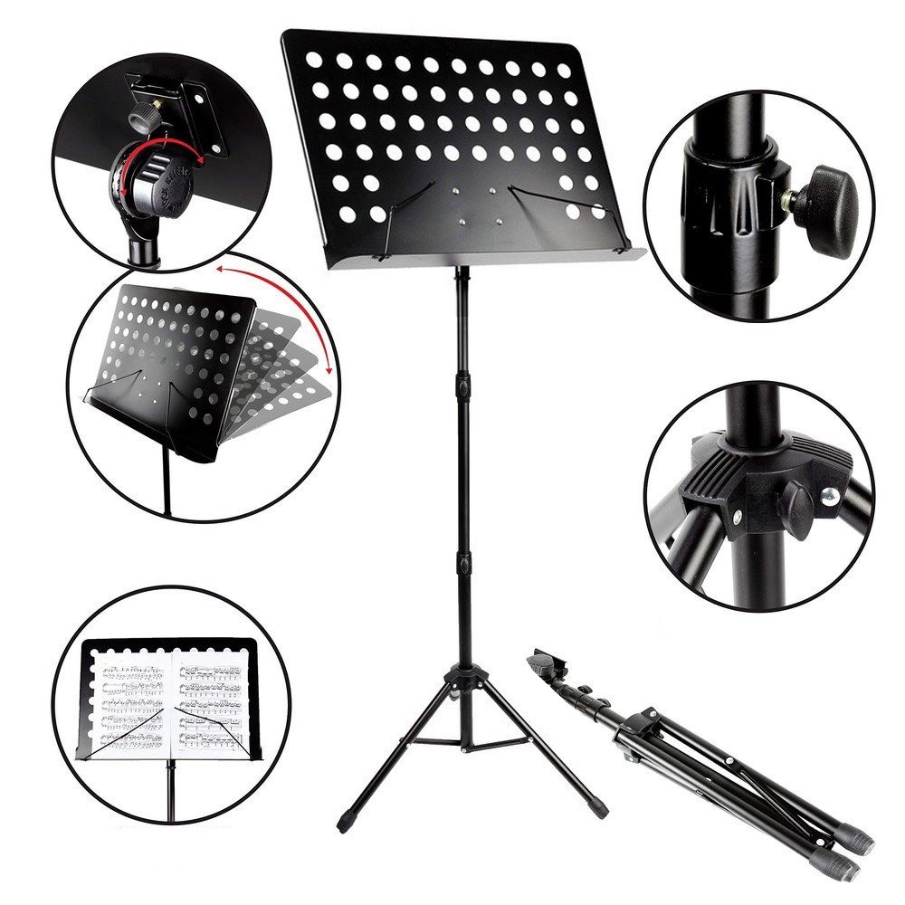 Giá nhạc trưởng guitar, giá để sách nhạc, phụ kiện âm nhạc, guitar cao cấp
