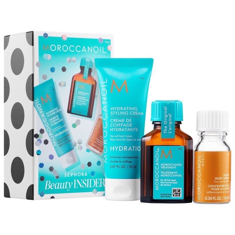 Set Dưỡng Tóc 3 Món Moroccanoil