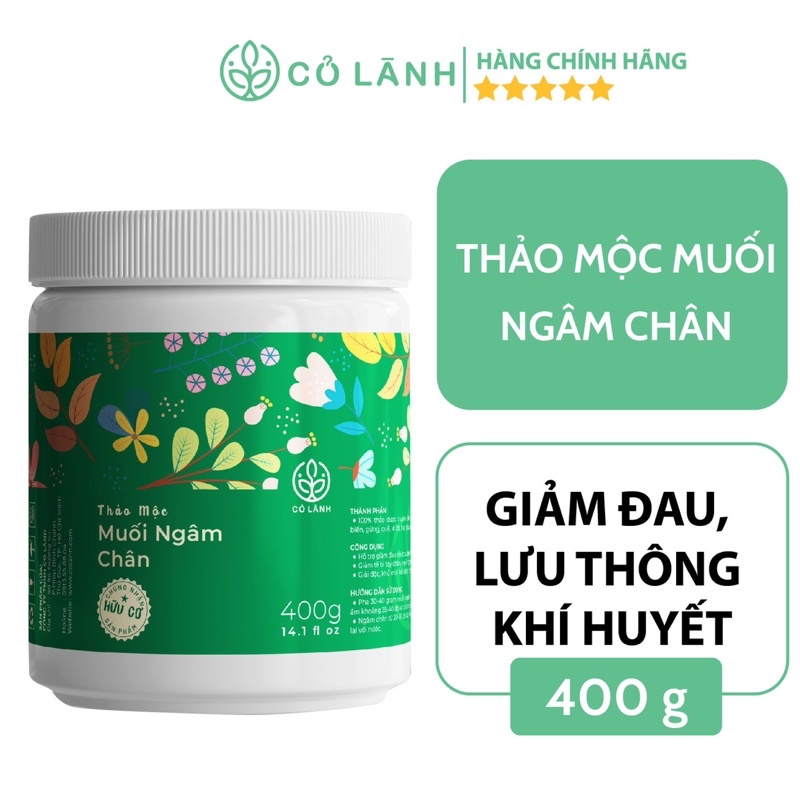 Muối ngâm chân thiên nhiên hữu cơ Cỏ Lành 400g