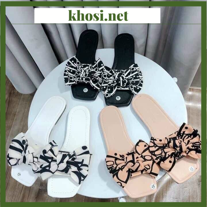 Dép thời trang nữ thắt nơ dd-0295