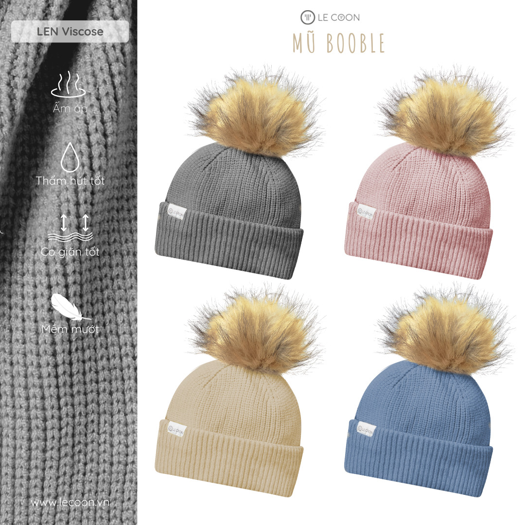 Le coon | mũ bobble | 3 tháng - 3 tuổi