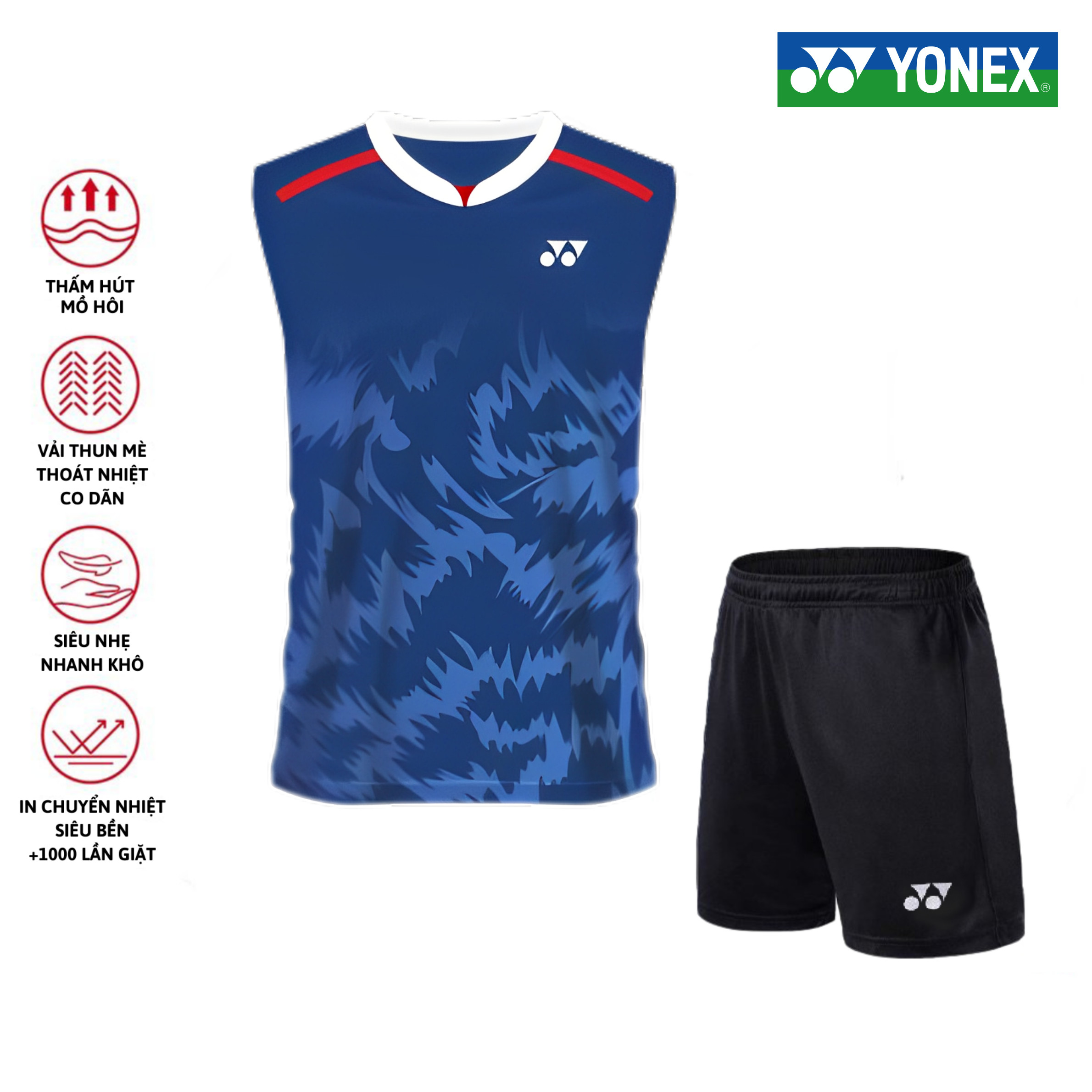 Áo cầu lông, quần cầu lông Yonex chuyên nghiệp mới nhất sử dụng tập luyện và thi đấu cầu lông A271