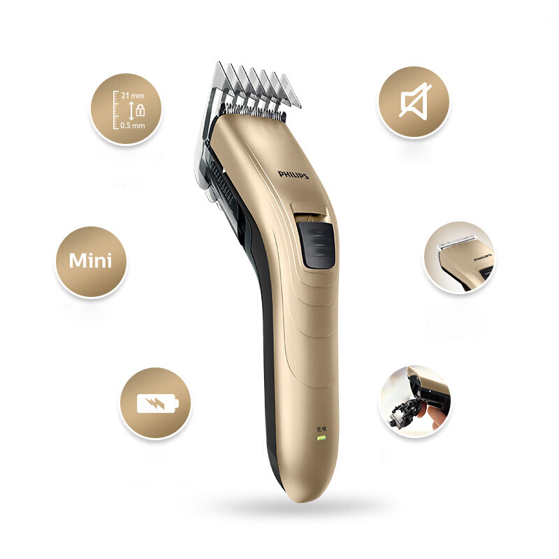 Tông đơ cắt tóc chuyên nghiệp Philips QC5131 ( Vàng Kim ) - Bảo hành 24 tháng