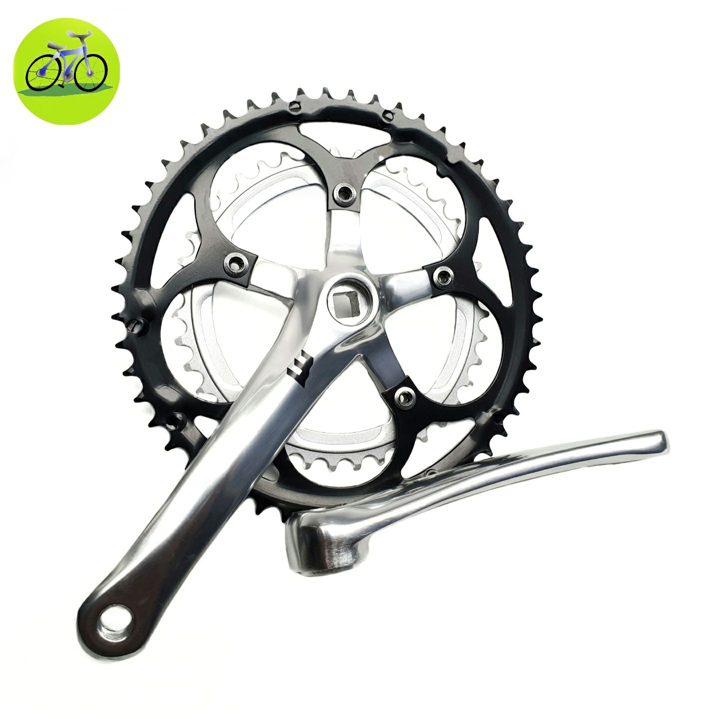 [HCM]Đùi đĩa xe đạp Motachie nhôm nhẹ 2 tầng răng 39T - 52T