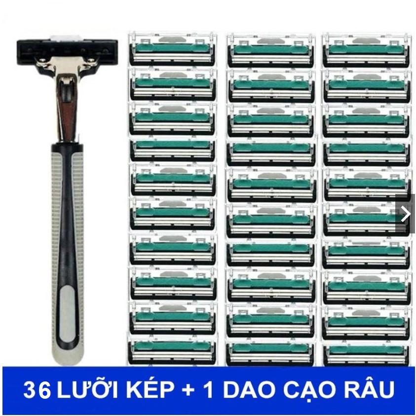 Bộ dao cạo râu Gillette 36 chi tiết dao cạo, dao cạo râu đa năng, dao cạo râu gillette, dao cạo râu lưỡi lam