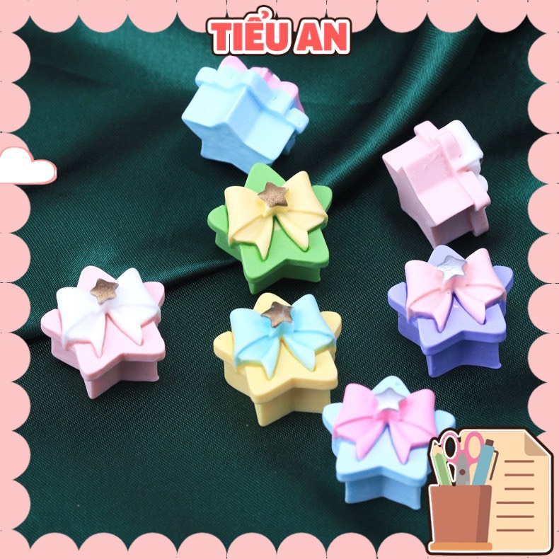 Charm slime/ dụng cụ charm trang trí hình hộp quà 3d
