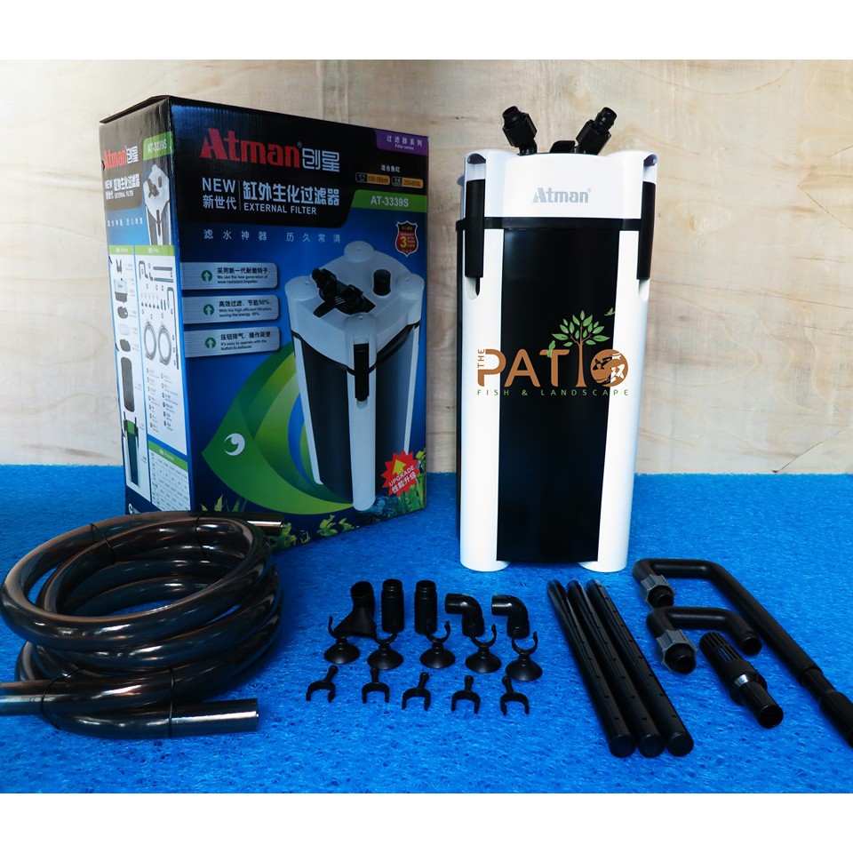Lọc Thùng Atman AT3339S (27W-1800L/H-1.5M) - Dùng Cho Hồ Thủy Sinh 150-550Lít