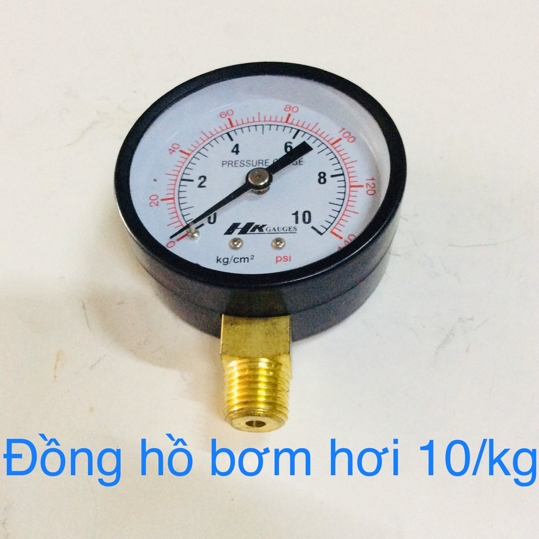 Đồng hồ máy nén khí - nén hơi 10kg răng 13mm (phụ kiện máy bơm hơi)