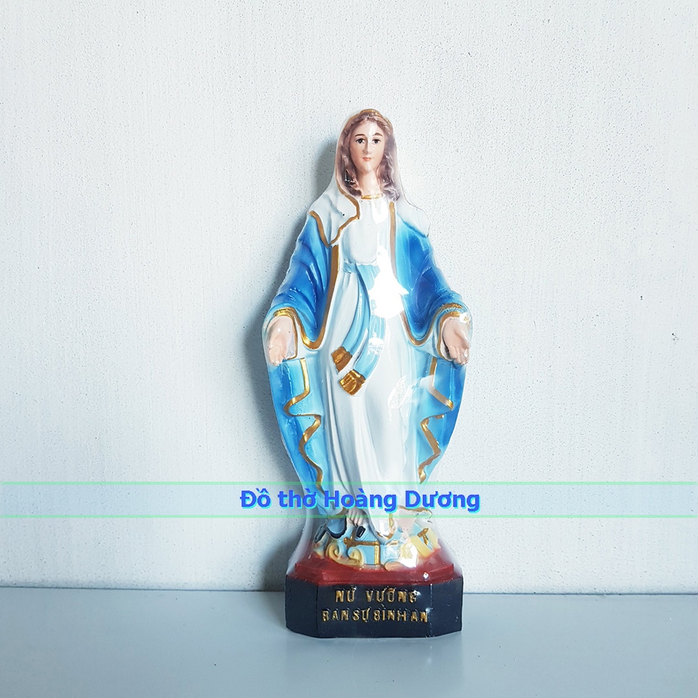 Tượng đức mẹ ban ơn cao 20cm - tượng để bàn, ôtô - quà tặng kỉ niệm