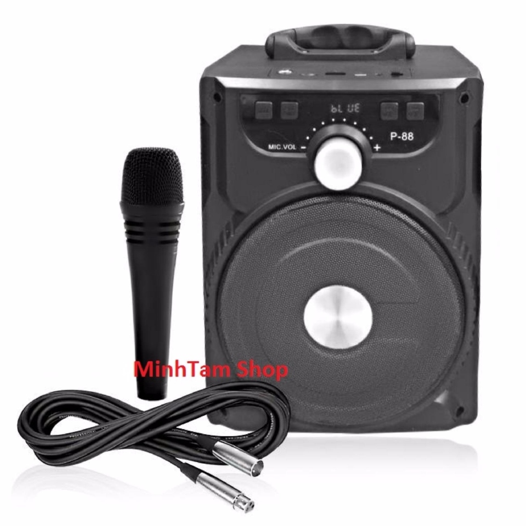 hot LOA KARAOKE MINI BLUETOOTH XÁCH TAY KÈM MICRO