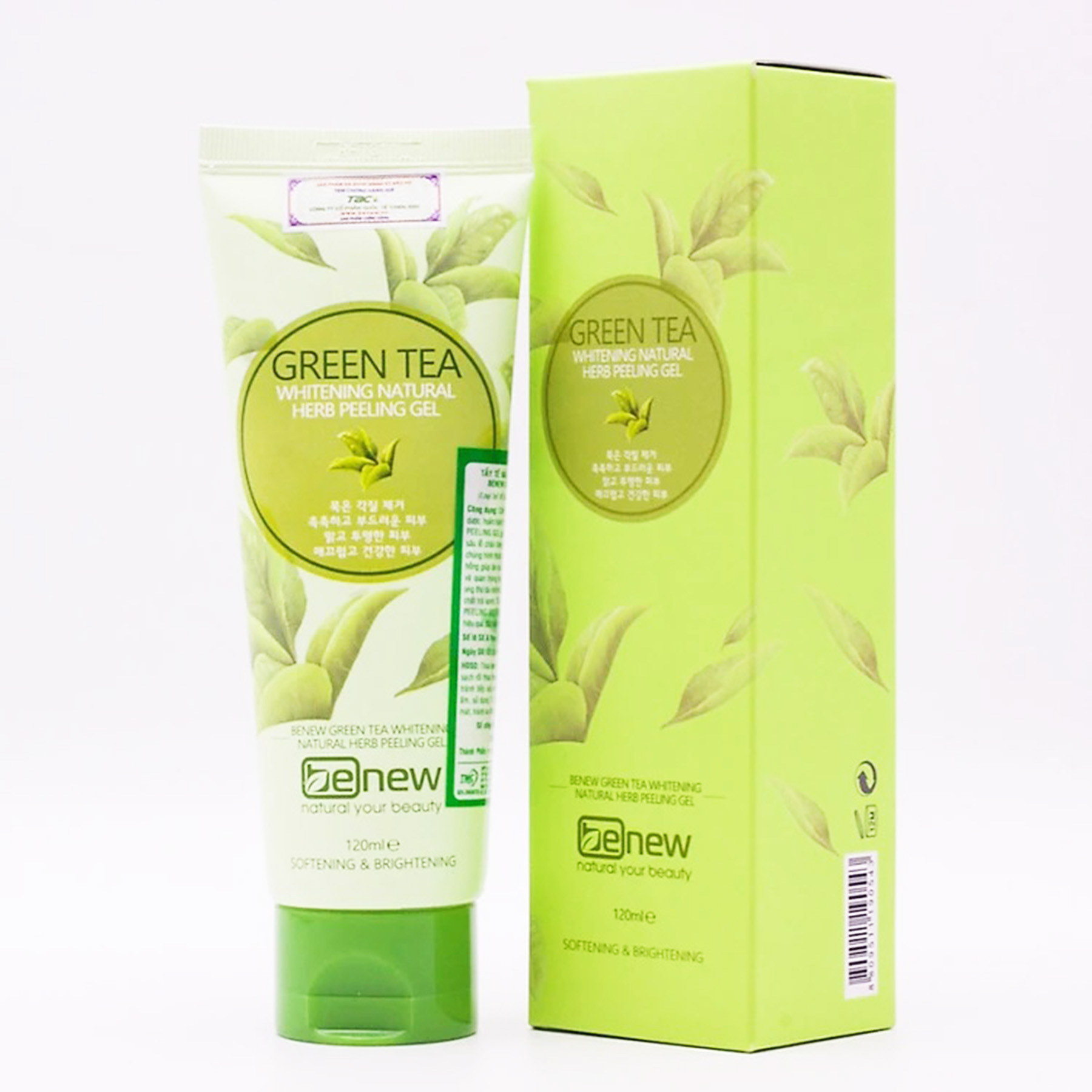 Tẩy tế bào chết trà xanh ngăn ngừa mụn Benew Green Tea Peeling Gel 120ml