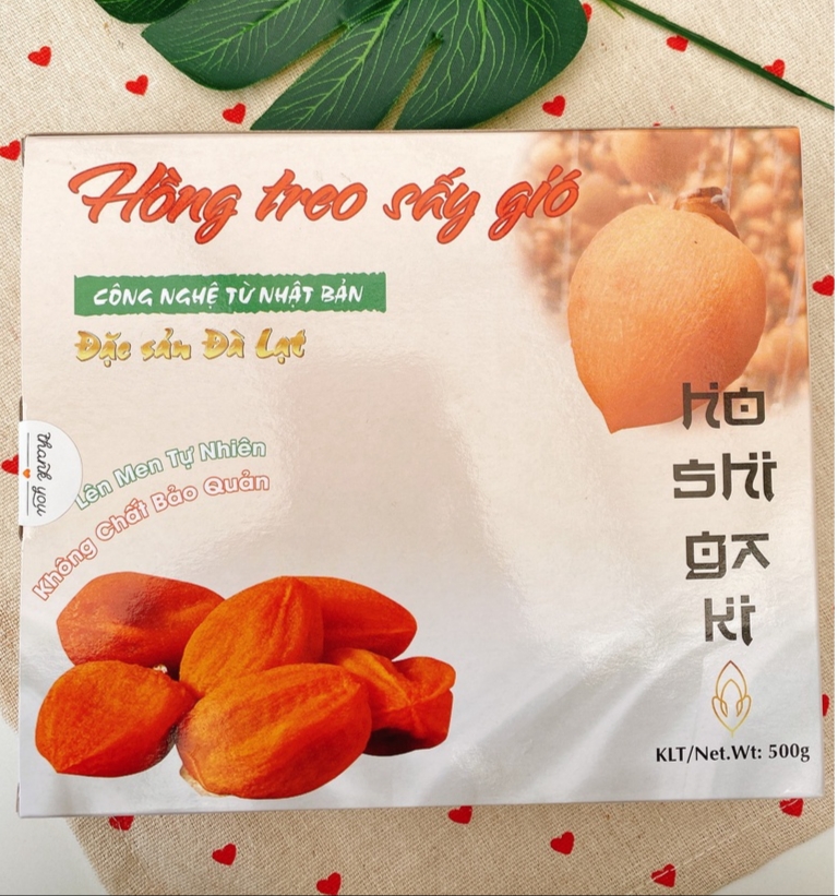 500g hồng treo gió đà lạt kèm hộp đẹp.