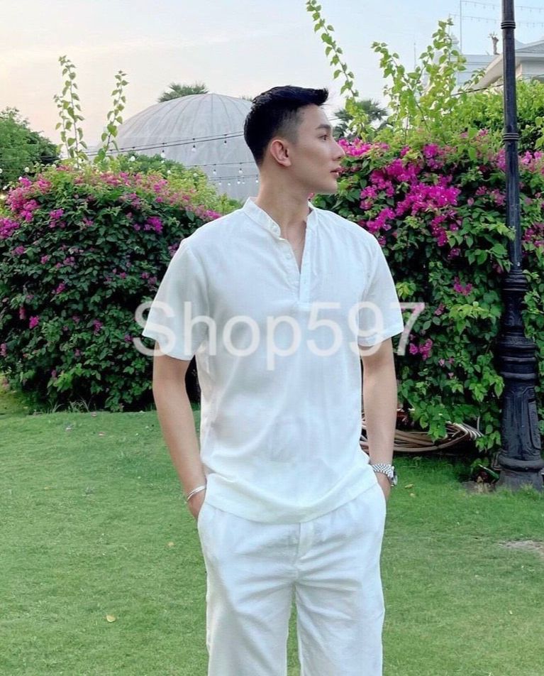 [HCM]Bộ đũi nam quần dài áo cộc tay cao cấp S1