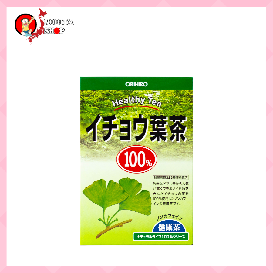 Trà Ginkgo Biloba Orihiro 26 Gói Hỗ Trợ Cải Thiện Trí Nhớ, Cải Thiện Chức Năng Của Hệ Thần Kinh
