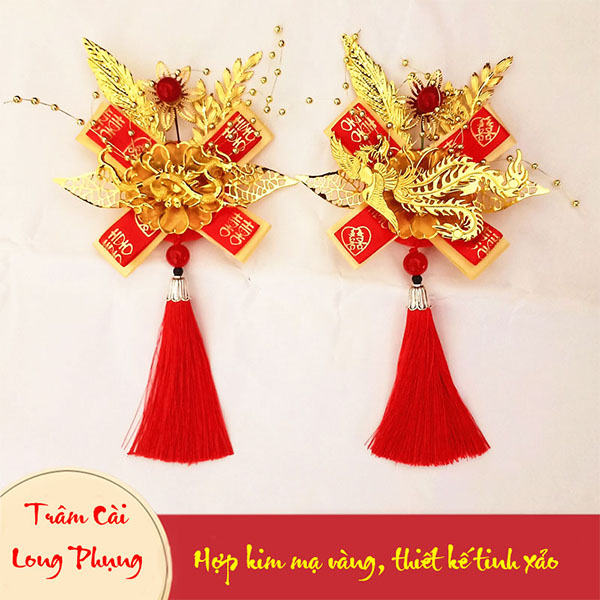 Trâm cài áo cô dâu chú rể