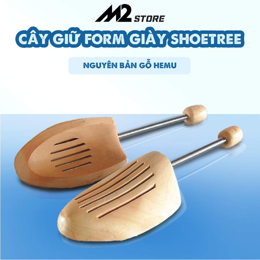 Cây giữ form giày gỗ nguyên bản Hemu nam nữ bền bỉ (CGFG10)
