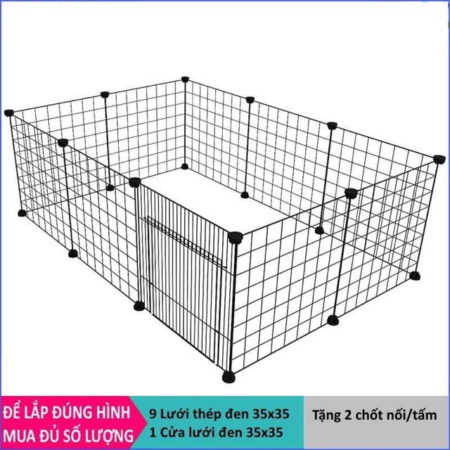 Miếng lưới lắp ghép đa năng doremiu dùng ghép chuồng chó ghép tủ kệ lắp Miếng lưới lắp ghép đa năng doremiu dùng ghép chuồng chó ghép tủ kệ lắp