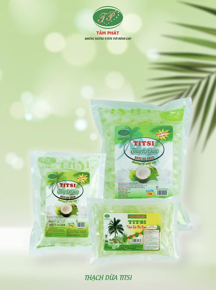 Thạch dừa titsi 400g