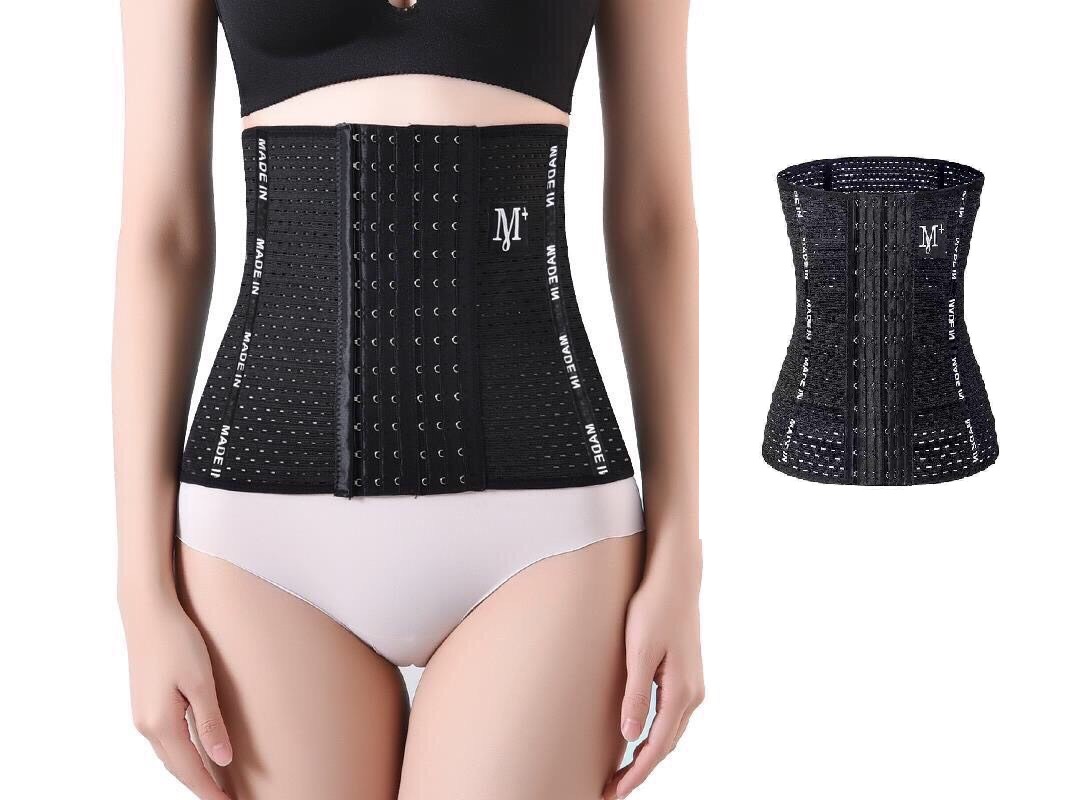 Đai nịt bụng 6 thanh chống cuộn M+, định hình eo