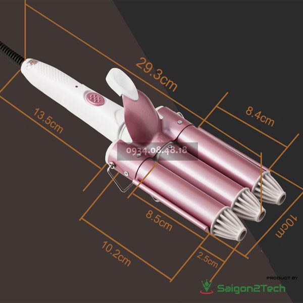 MÁY BẤM TÓC GỢN SÓNG máy tạo kiểu uốn xoăn sóng nướcmáy làm xoăn sóng