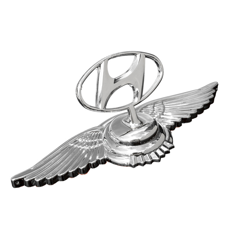 14mm Hyundai key logo Aluminum
