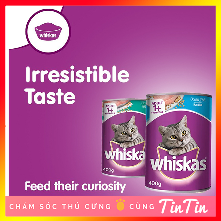 Pate Cho Mèo Lớn Whiskas Dạng Lon 400g