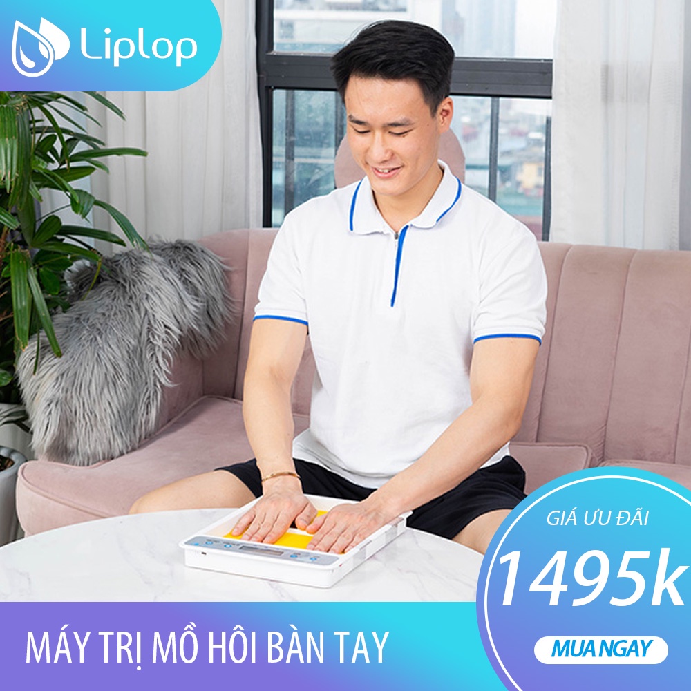 Máy mồ hôi tay liplop ms01a dành cho nam nữ - được bộ y tế chứng nhận & các bác sĩ da liễu khuyên dùng