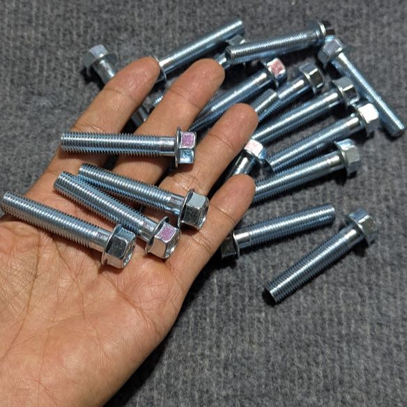 Ốc 10 ly dài 50mm dùng khóa 14 - bu lông M10 x 50mm cho xe máy , làm cơ khí