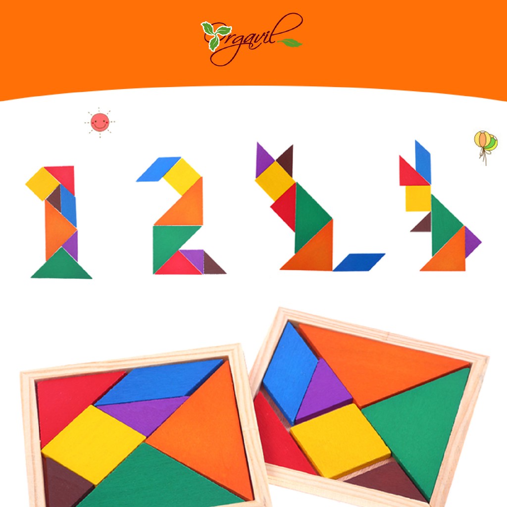 Ghép Hình Trí Uẩn, Đồ Chơi Montessori, Đồ Chơi Thông Minh Giúp Thúc Đẩy Sáng Tạo Cho Bé - Sữa bột Organic THD