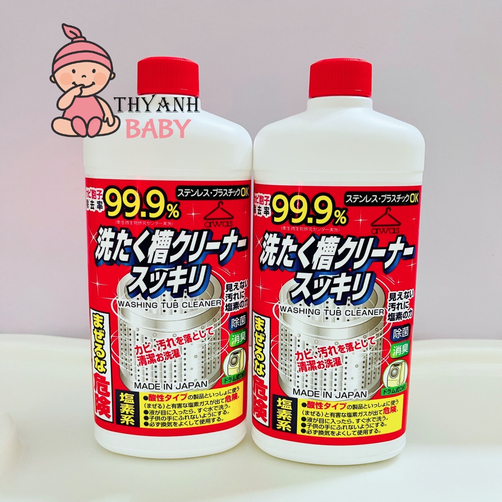 Nước Tẩy Lồng Máy Giặt Nhật Rocket Nhật Bản