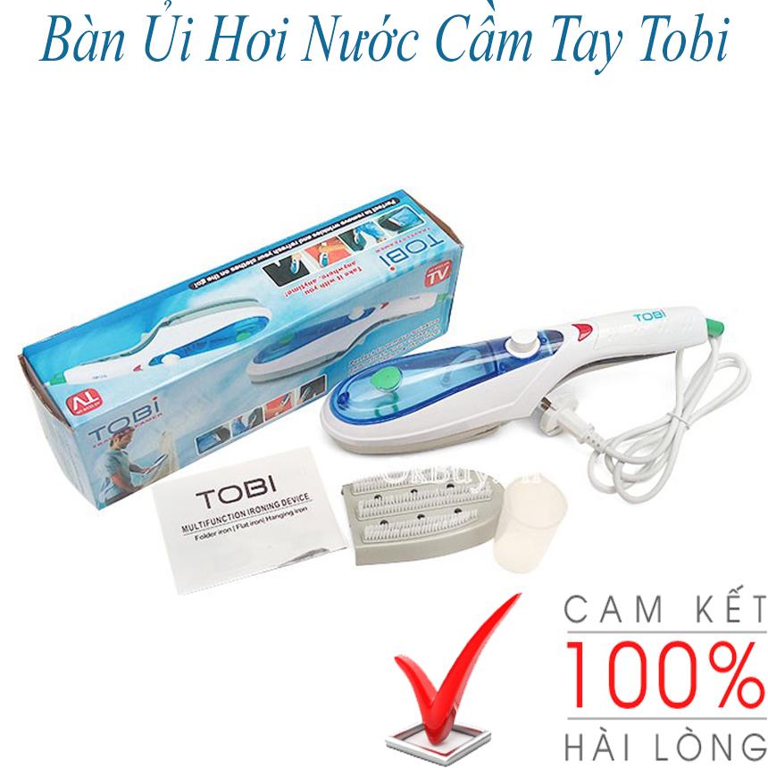 bàn ủi hơi nước cầm tay, Bàn là, máy là hơi nước - Bàn là Tobi cao cấp với công nghệ ủi hiện đại, sử dụng dễ dàng phun sương nhanh chóng xóa tan vết nhăn, đẩy bay mùi khó chịu Bh uy tín 1 đổi 1 bởi Trademard