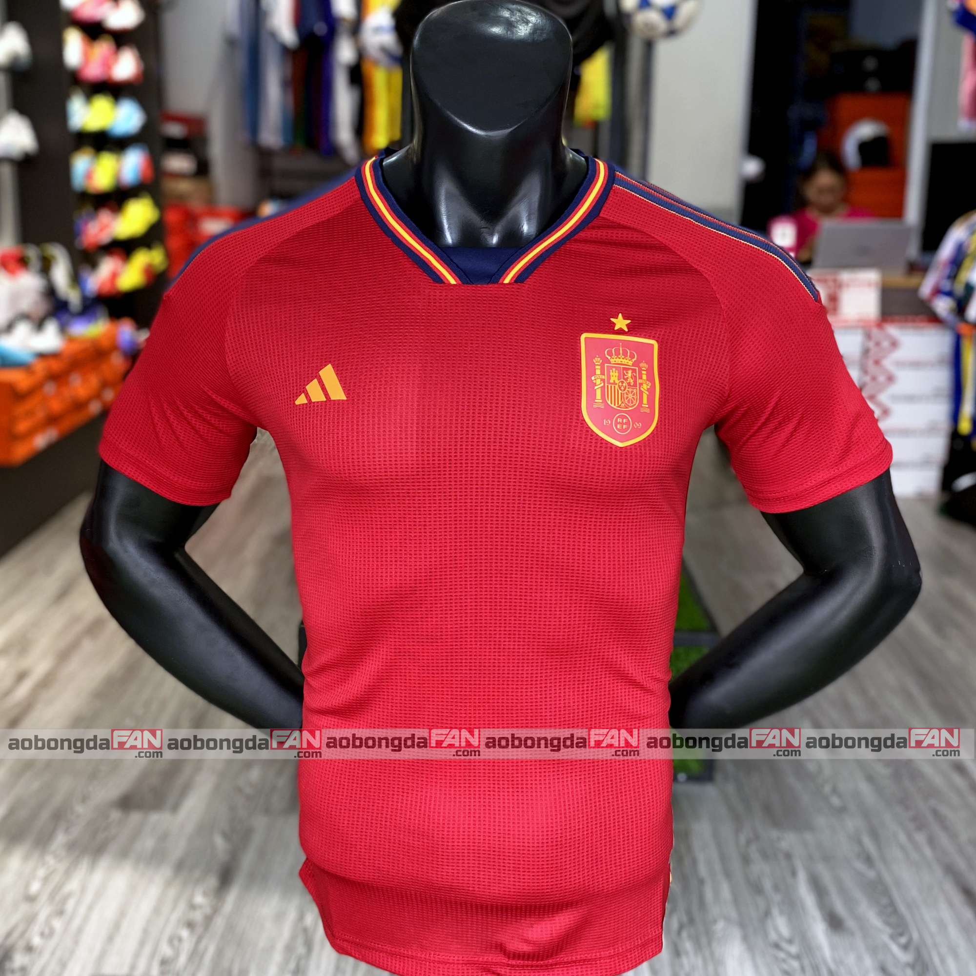 Bộ Quần Áo Bóng Đá Tây Ban Nha Đỏ World Cup 2022, Áo Bóng Đá Thái Lan