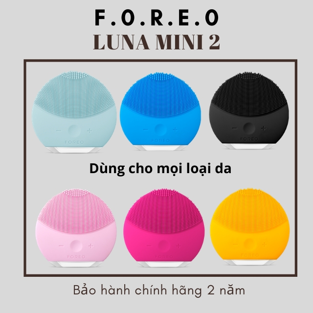 [HCM]Máy Rửa Mặt Máy Rửa Mặt Miniso Máy Rửa Mặt Nhật Bản Máy Rửa Mặt Forever Luna Mini 2 - Masage Mặt & Làm Sạch Nhẹ Nhàng Cho Làn Da Trắng Sáng Sạch Mụn.