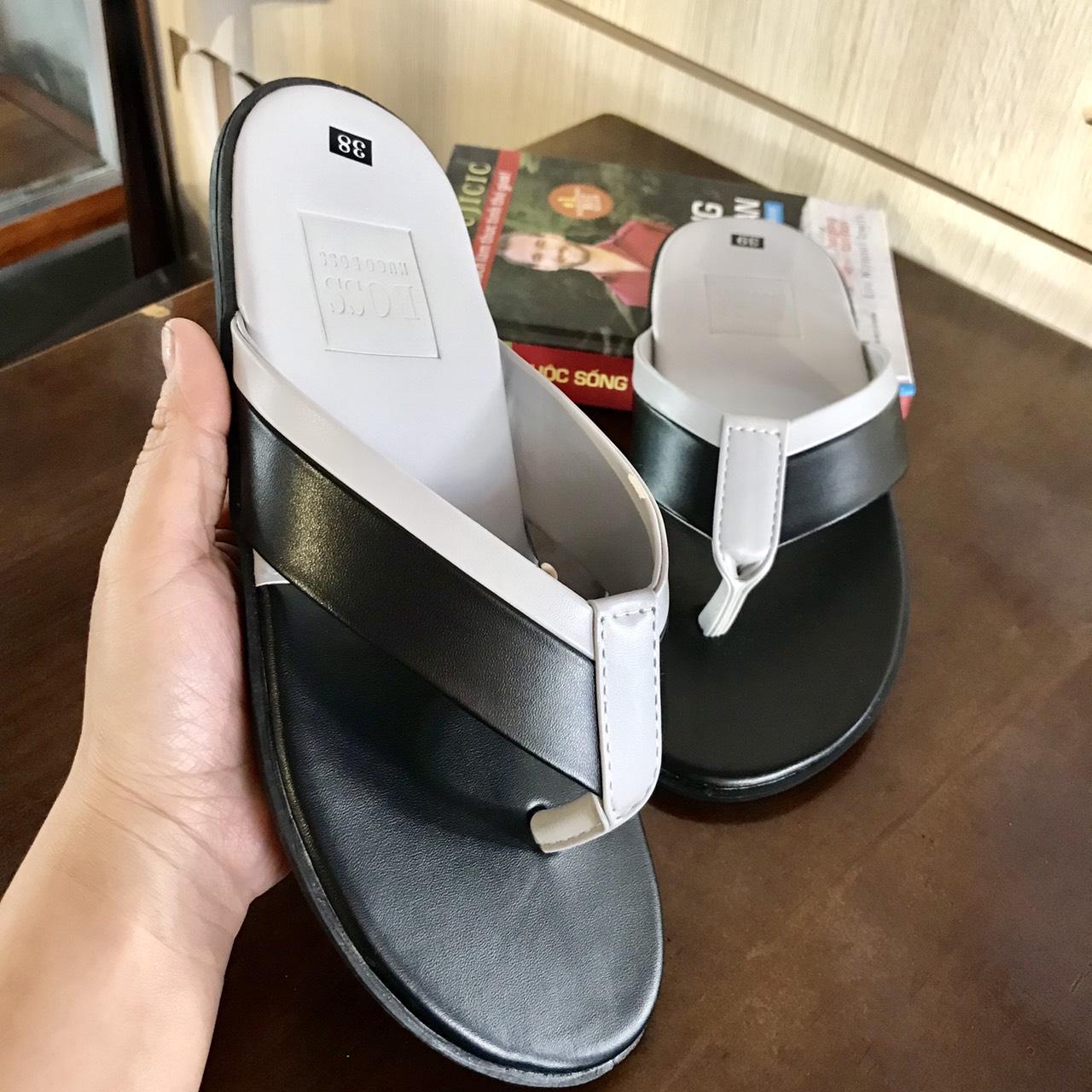 Dép kẹp nam Hugo boss Phối xi cực xịn (Cam/Đen/Trắng)