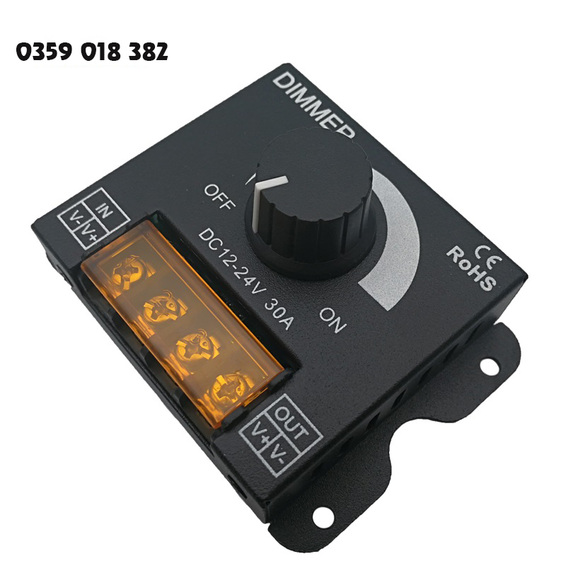 Chiết áp dimmer tăng giảm độ sáng đèn led 12v-24v