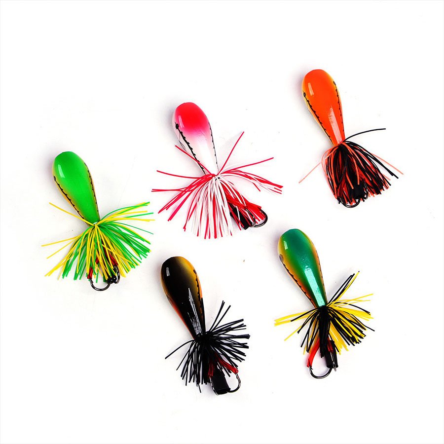 Mồi câu lure cá lóc nhái nhảy 3D chính hãng nhiều màu lựa chọn M14