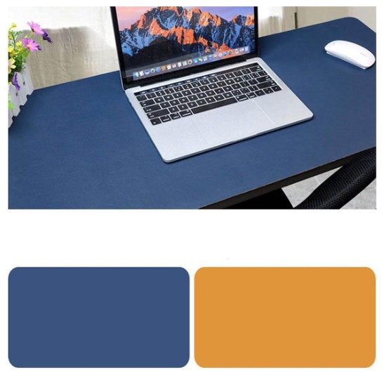 Thảm Trải Bàn Làm Việc Da Cỡ Lớn 120x60, 120x50, 100x50 Kiêm Bàn Di Chuột Máy Tính DeskPad Chống Nước 2 Mặt Nhiều Màu