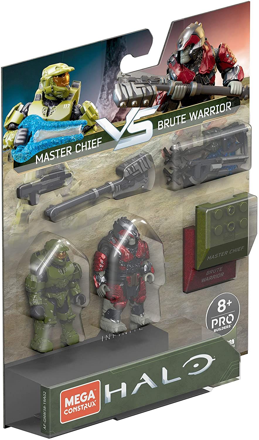 Mega Construx Halo Infinite Conflict Pack - Bộ xếp hình Mega Construx Master Chief vs Brute Warrior
