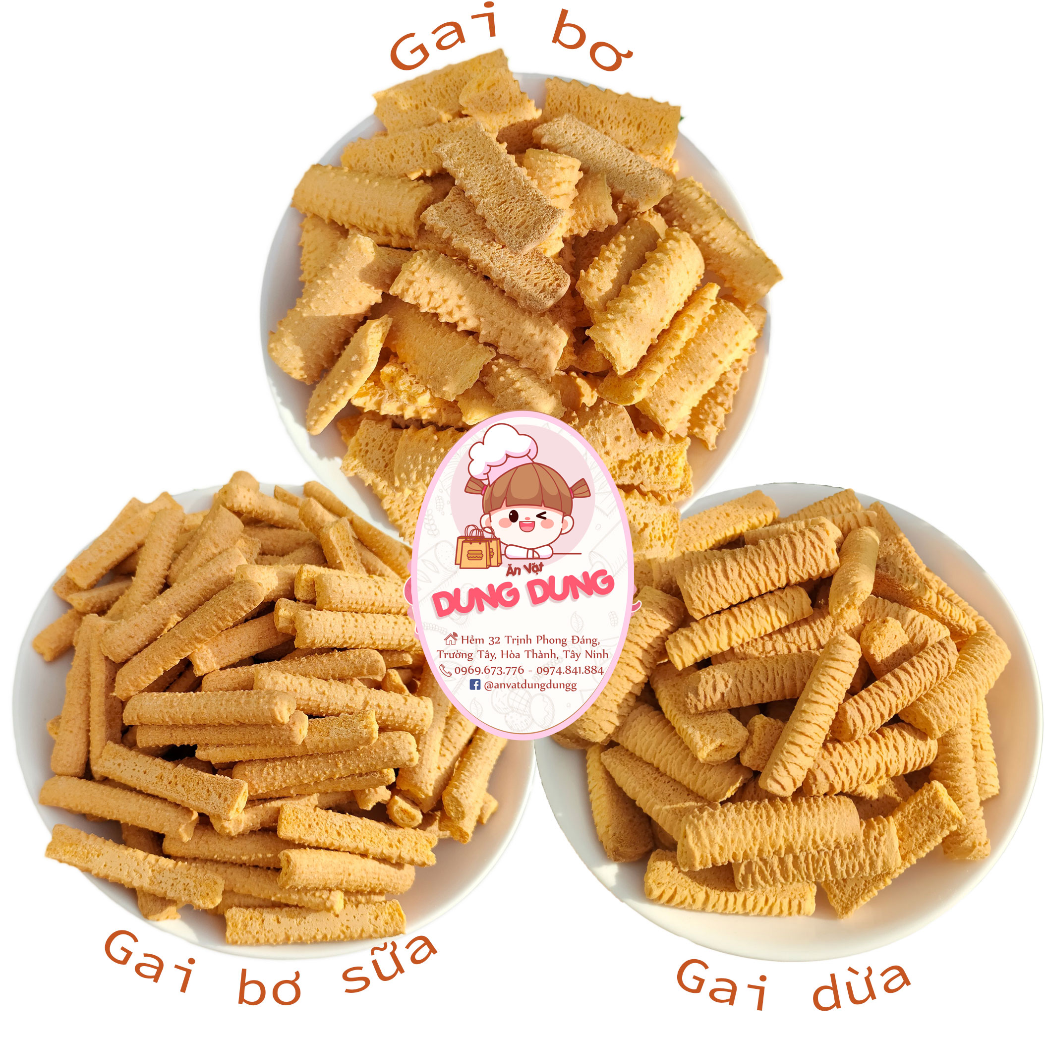 Bánh gai bơ/ gai dừa/ gai bơ sữa thơm ngon 200g/500g/ 1kg