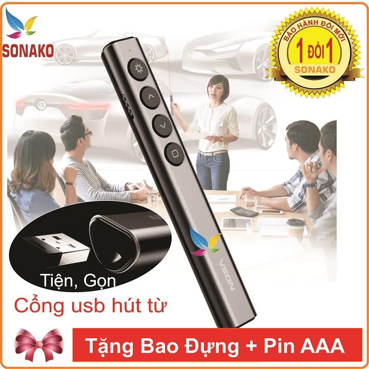 Bút trình chiếu Slide Laser VSON N35 đầy đủ tính năng, bảo hành 12 tháng