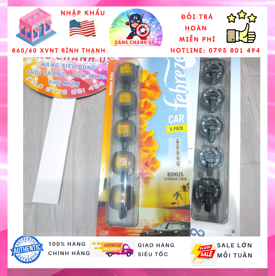 Nước hoa ô tô, nước hoa xe hơi từ USA, Febreze Air