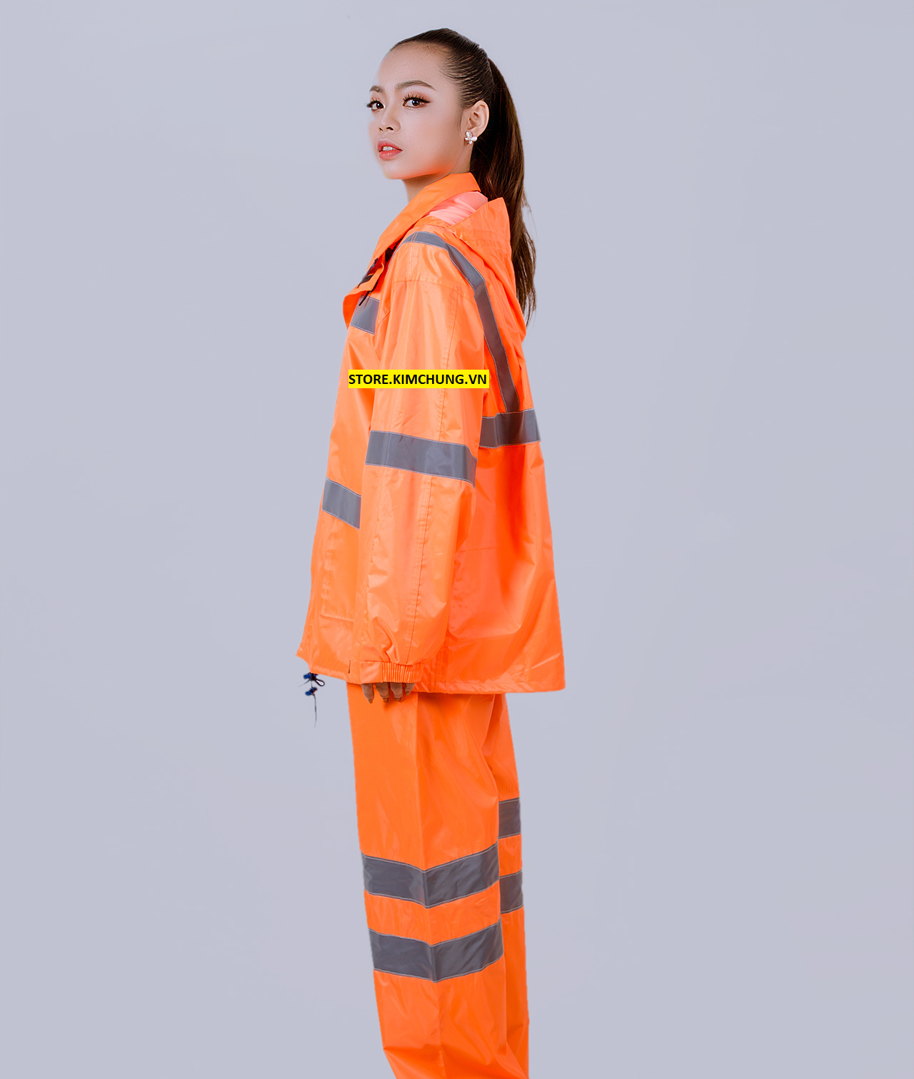 [HCM]Áo mưa bộ xuất khẩu bộ quần áo mưa phản quang 2 LỚP cao cấp Đài Loan  không thấm nước (LXLBigsizeXXL từ 1m5-1m85)