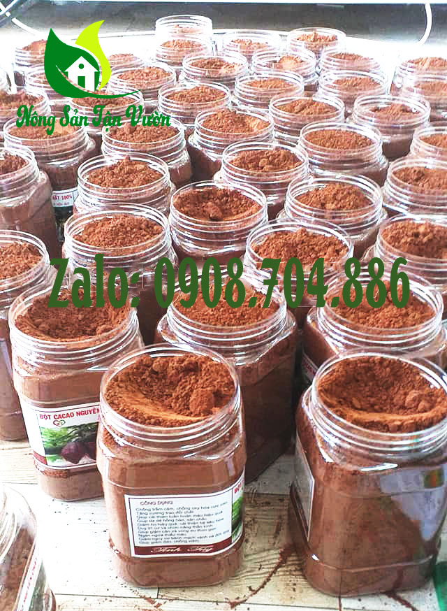 Bột Cacao nguyên chất hàng ĐăkLăk - Hàng loại 1, đảm bảo chất lượng - 0.5kg/1kg