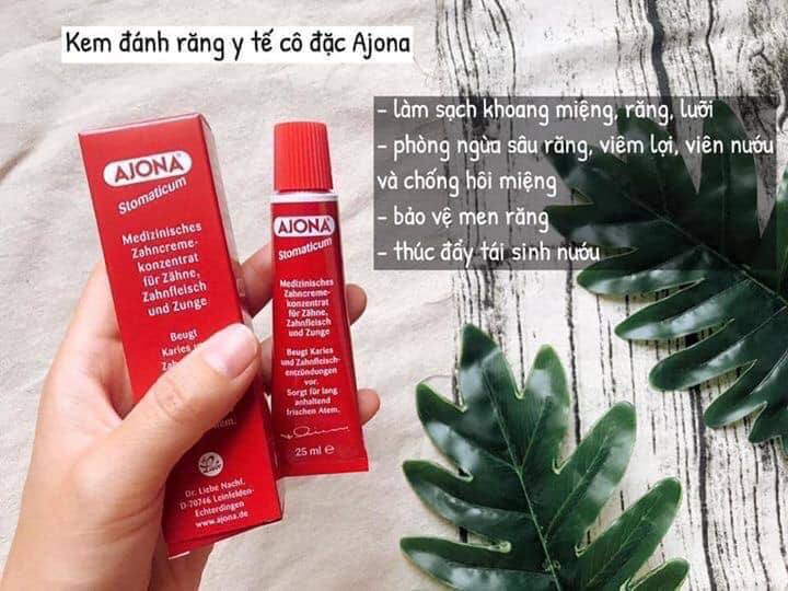 Kem đánh răng y tế Ajona Đức