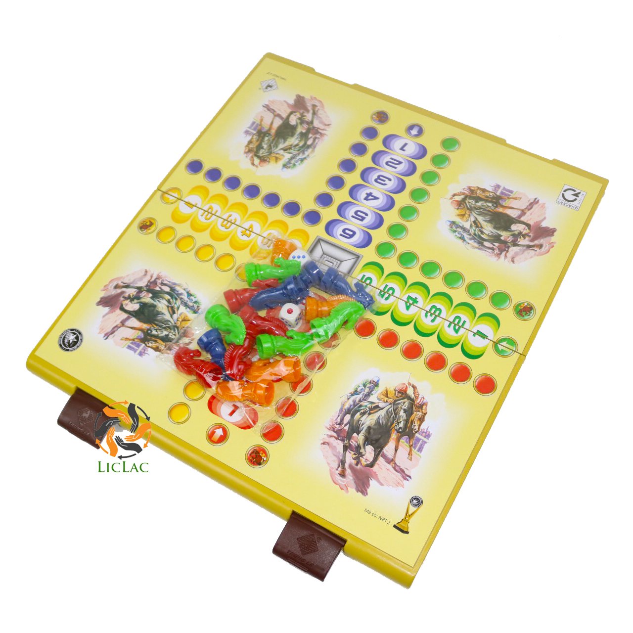 Bộ đồ chơi cờ cá ngựa trung lê - cờ cá ngựa cao cấp, bàn nhựa đẹp giá rẻ - cờ đua ngựa, boardgame - home baby