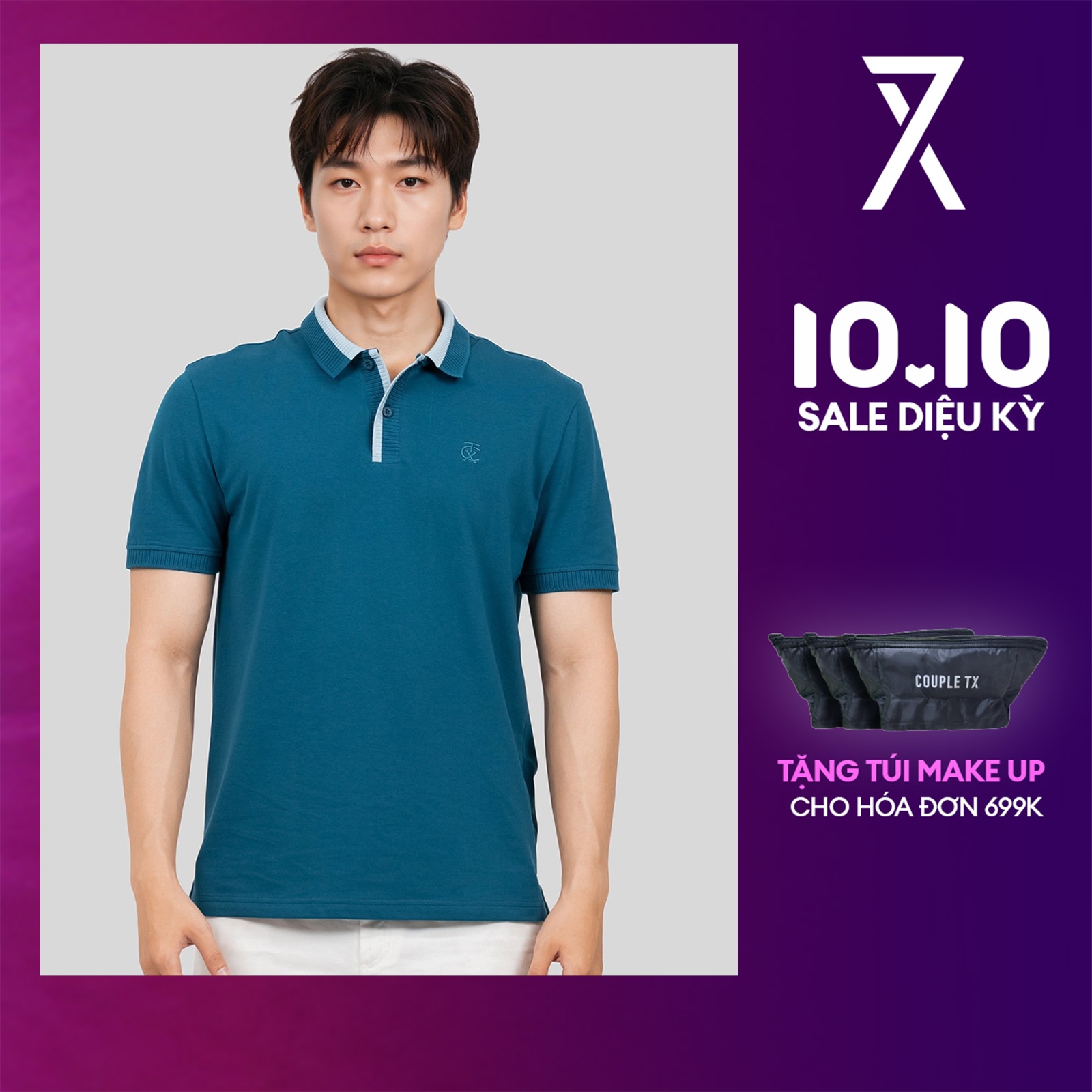 Áo Polo Nam Couple TX Pique Form Regular MPO 1068