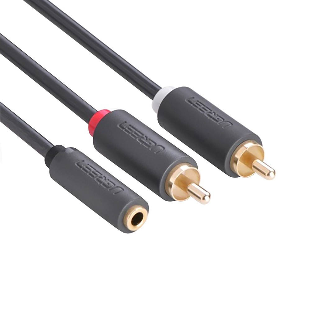 Cáp 3.5mm âm sang 2 rca dương ugreen 10561- bảo hành 18 tháng.