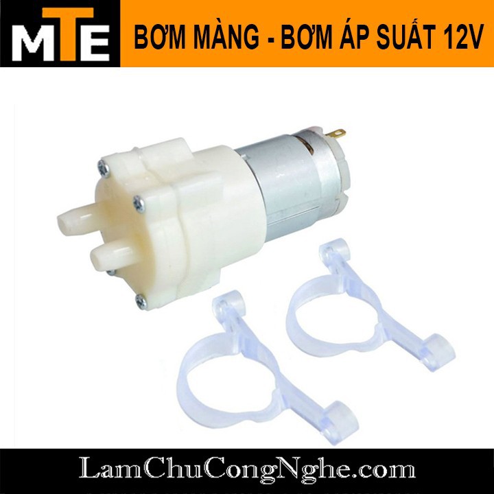 Bơm màng - bơm nước tự mồi 12v sử dụng động cơ 365