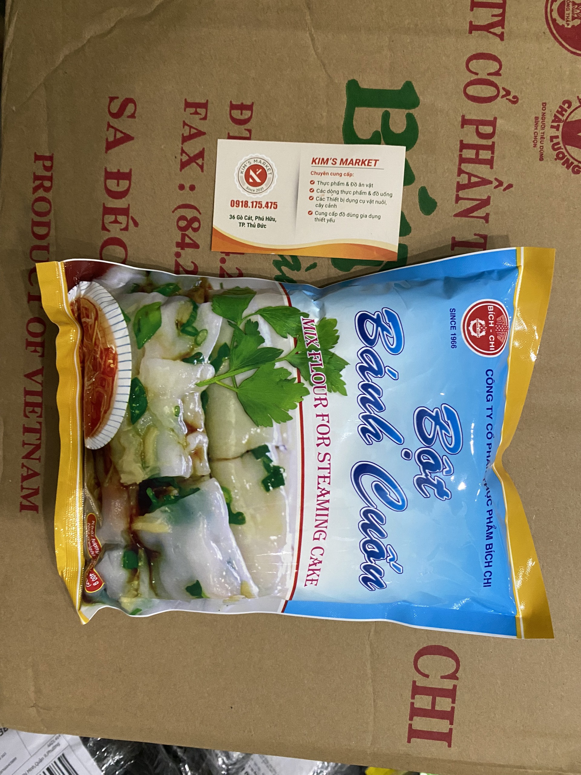 BỘT BÁNH CUỐN 400GR BÍCH CHI, bữa sáng bánh cuốn nóng hổi ngay tại nhà