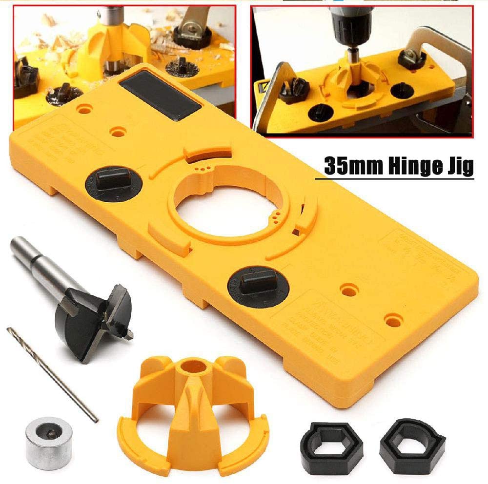 Bộ dưỡng khoan bản lề cửa gỗ, dụng cụ chế biến gỗ chuyên nghiệp